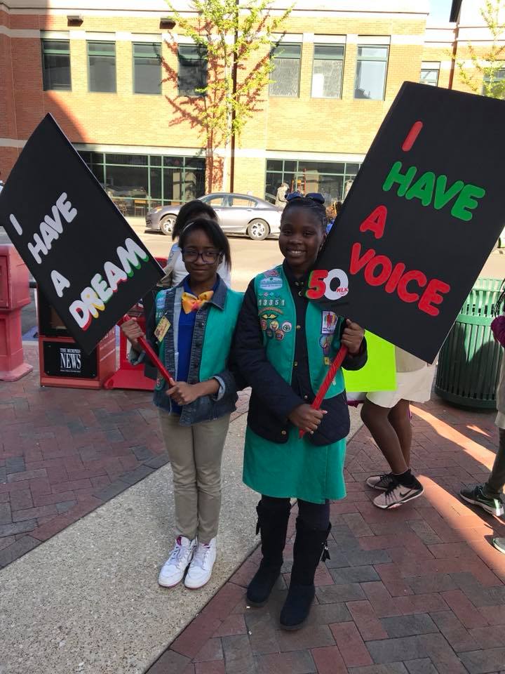 Girl Scout MLK advocacy