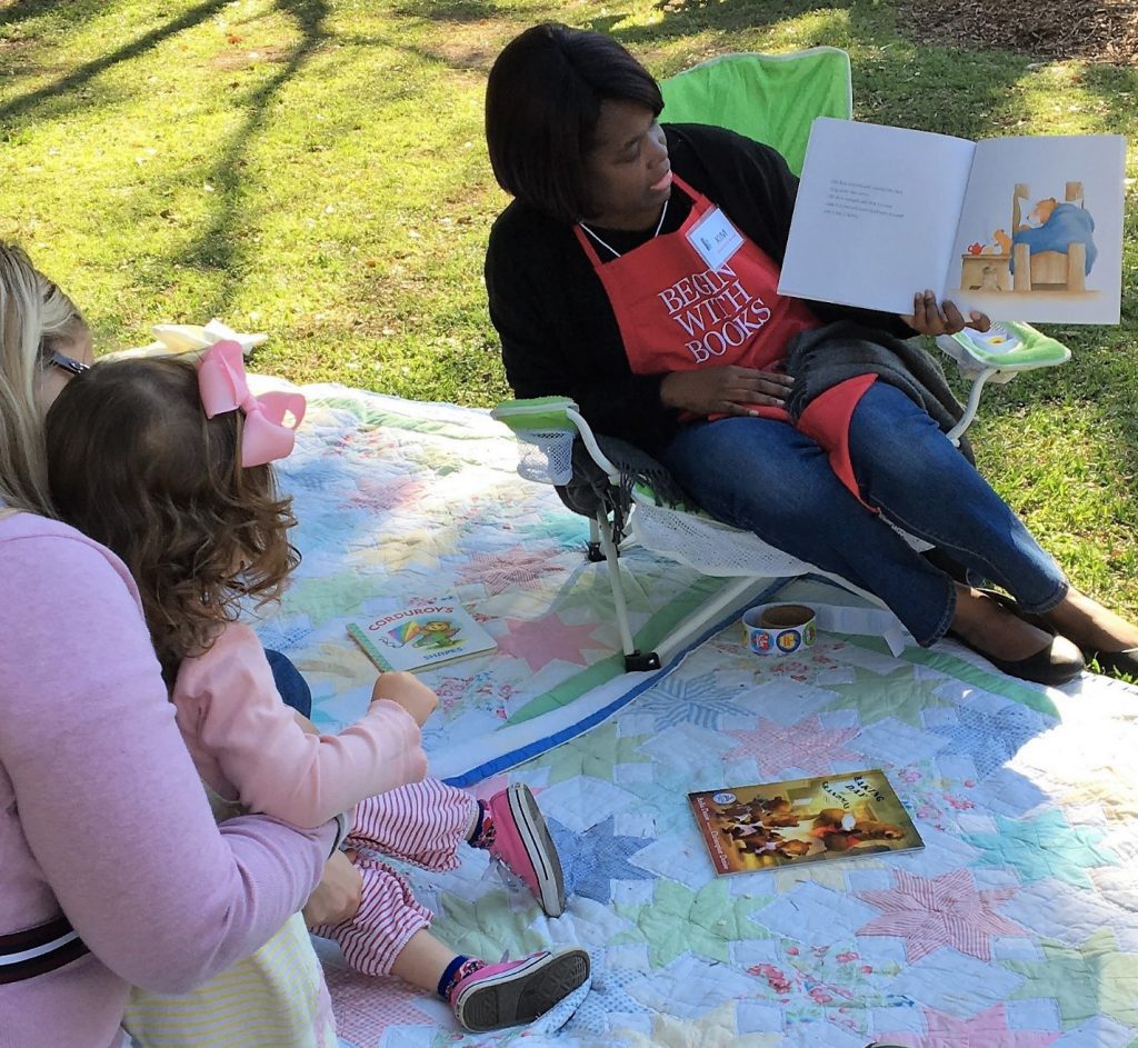 Storytime in the park