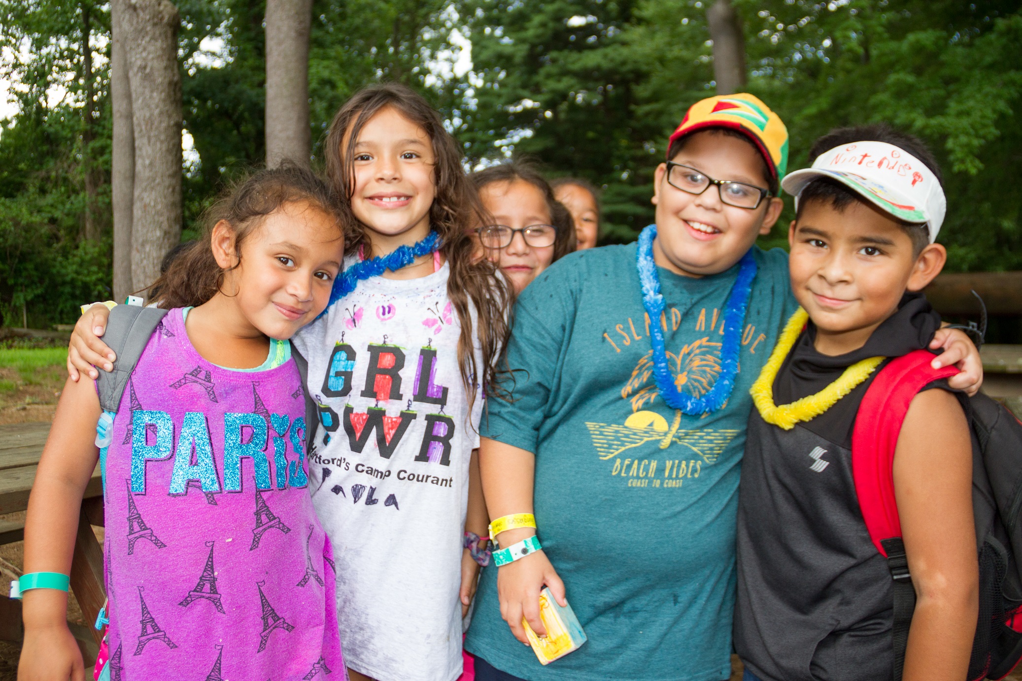 Making friends at Camp Courant