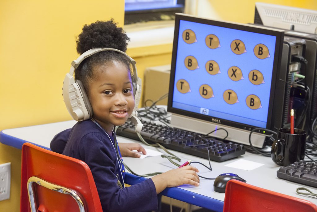 Reading Team preschooler at Waterford Early Reading program