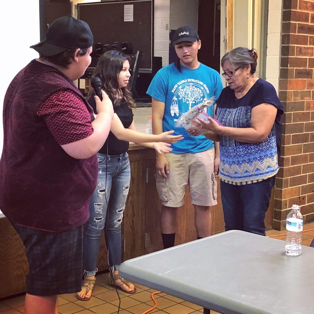 Lower Brule Research participants interview tribal elders