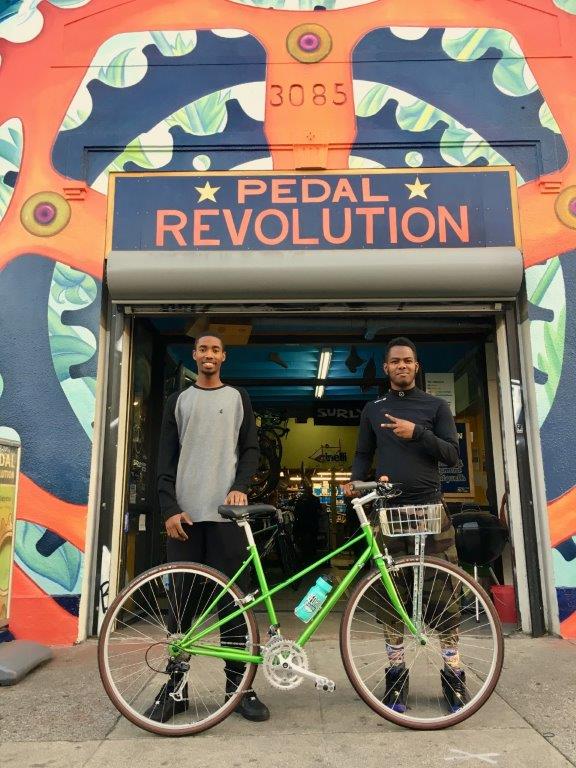 New Door Ventures' Pedal Revolution interns