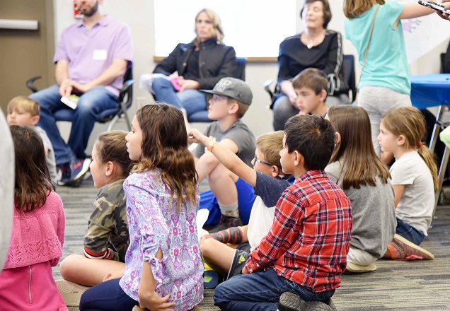 Raising Kindness participants listen intently