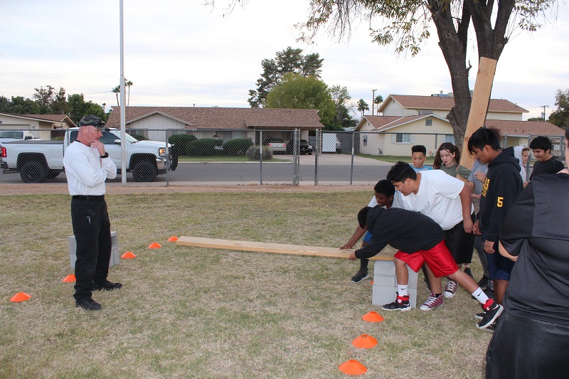 M.E.S.A. Program Teambuilding Day Officer Haynes