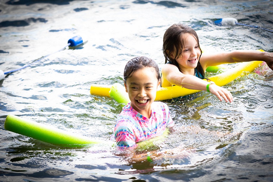 Swimming at West End House Girls Camp