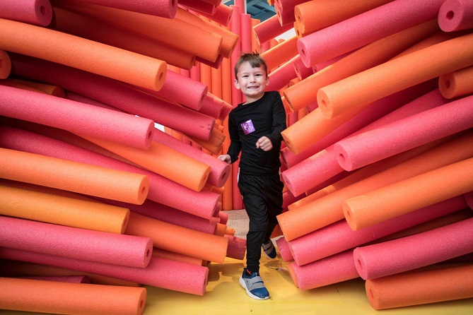 Minnesota Children's Museum exhibit Noodle Wood