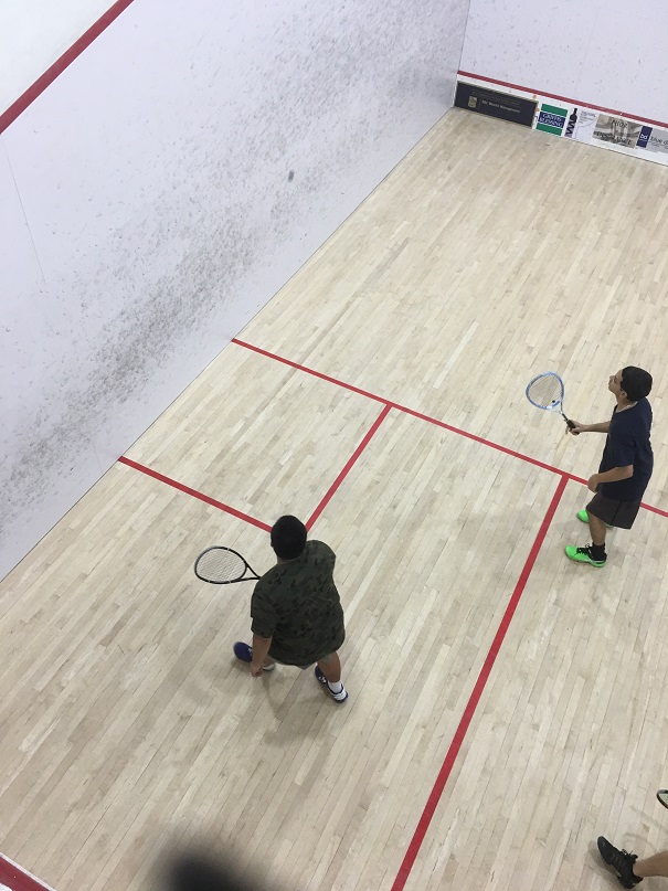 Mile High 360 students play squash