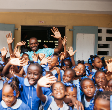 the harris foundation group photo with Harris