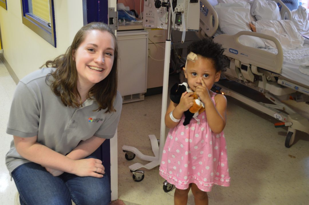 Leanne with little girl positive impact for kids