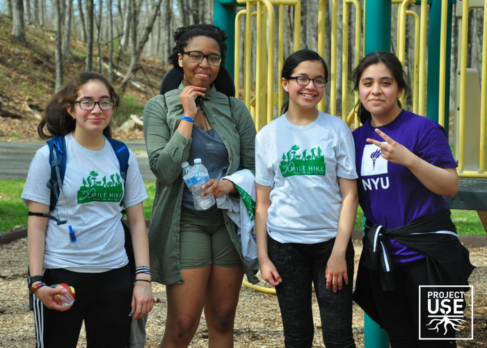 Project U.S.E. participants take a hike, 2018.