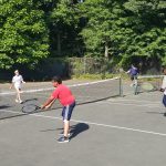 NGTE kids playing tennis