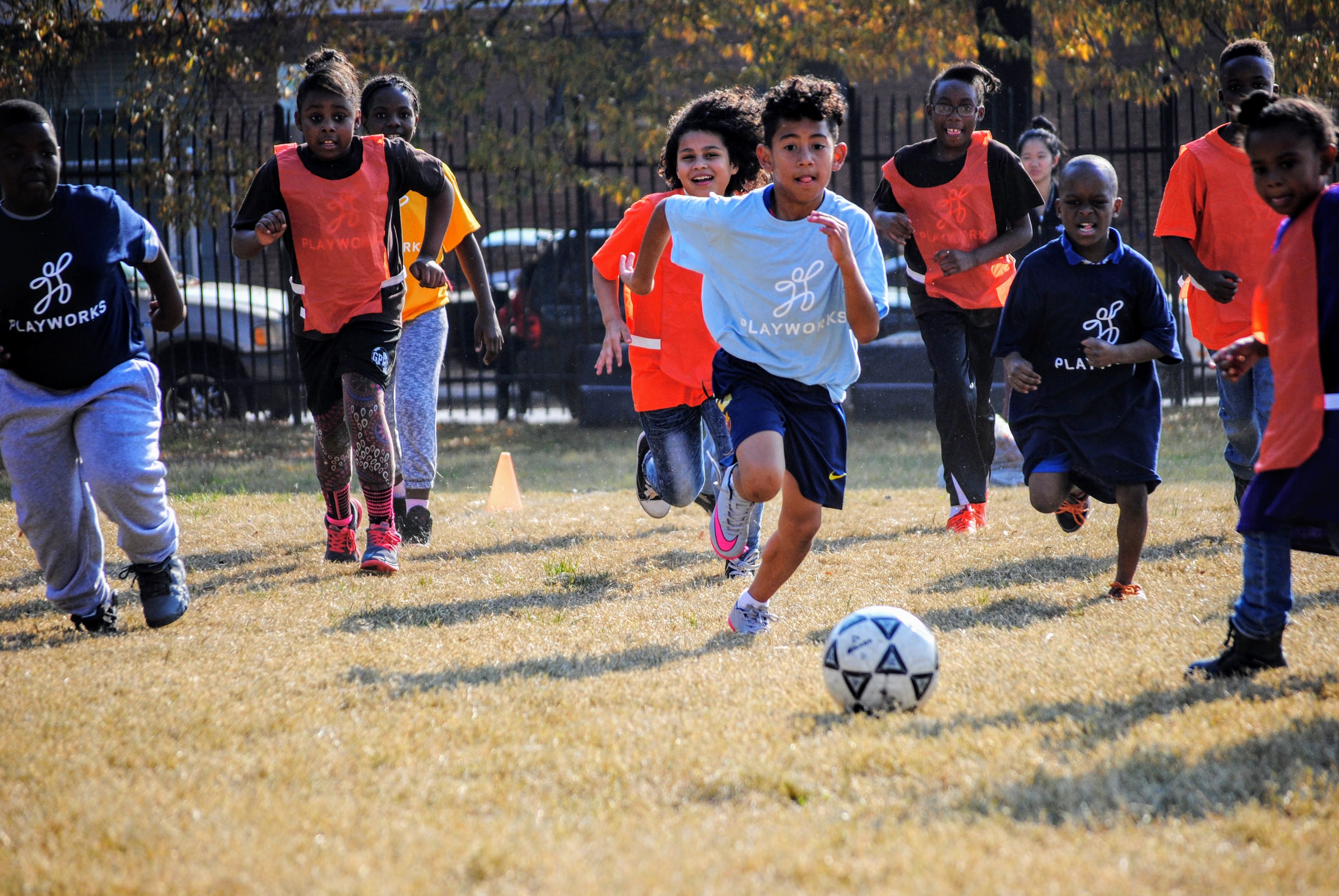 Playworks soccer game