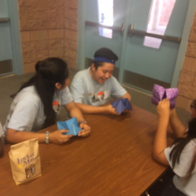 Kids play a game at an afterschool program at the Quiet Storm Foundation