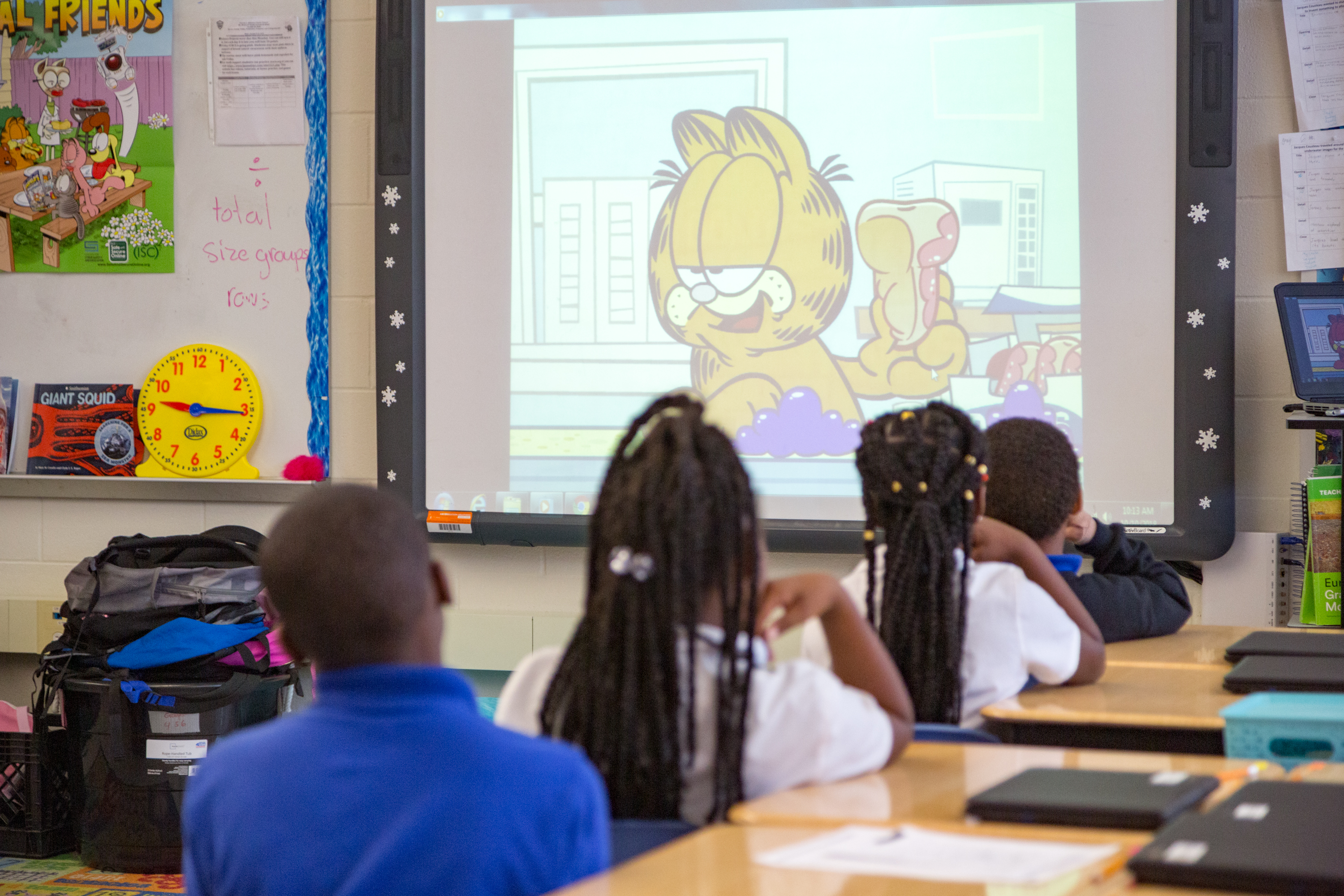 Center for Cyber Safety and Education uses Garfield to teach lesson about internet safety to children