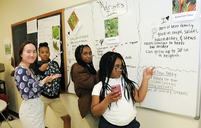 Mathews-Dickey Boys' & Girls' Club nutrition class