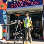 New Door Ventures' Pedal Revolution with intern