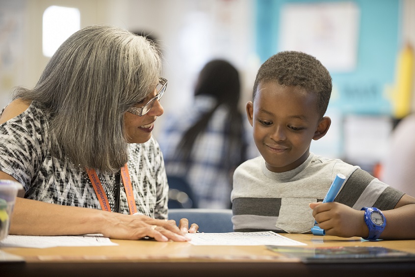 Reading Partners Student and Tutor