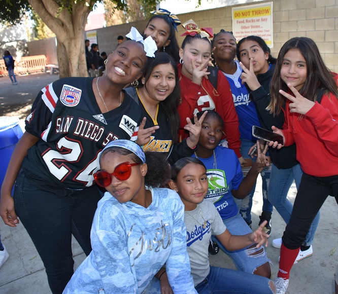 California sponsored Kars4kids grant program - Animo Westside Charter Middle School College Center