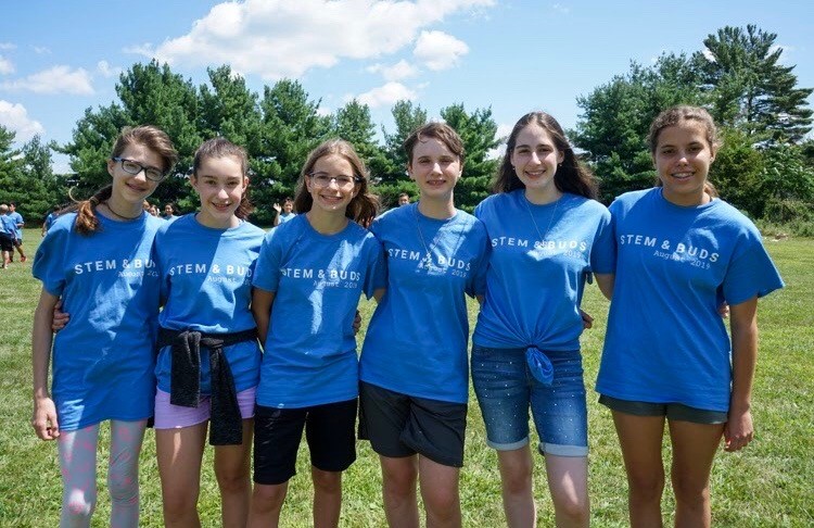 Girls participate in STEM club