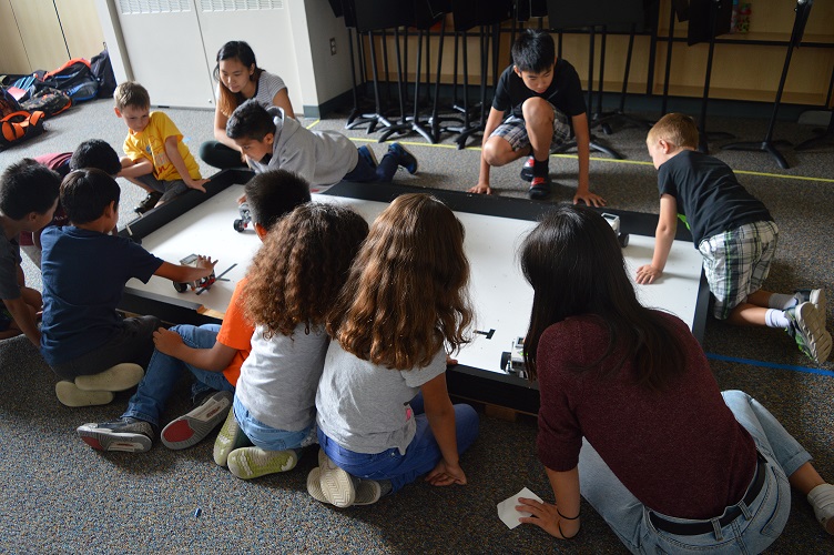 RFA participants race robots