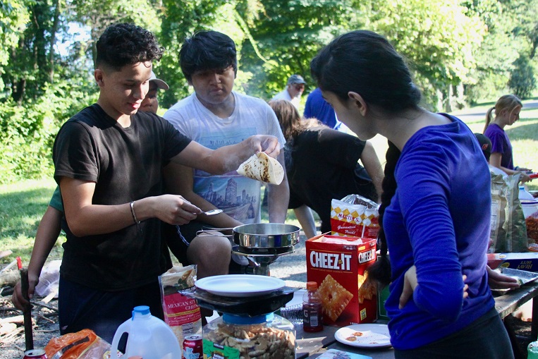 Summer camp buffet Valley Scholars