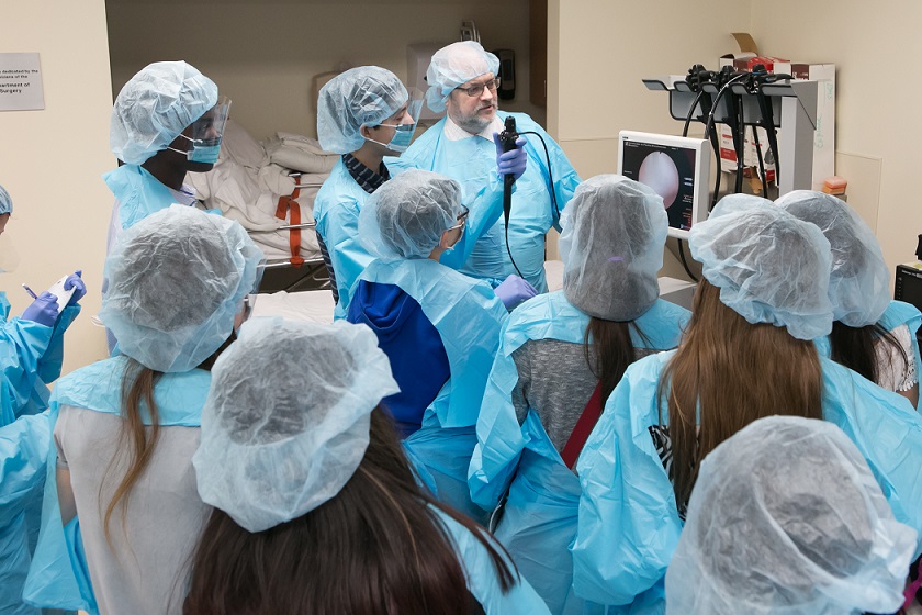 HealthyNews Network East Norriton Middle School students reporting field trip to the Simulation Center at Einstein Medical Center Philadelphia