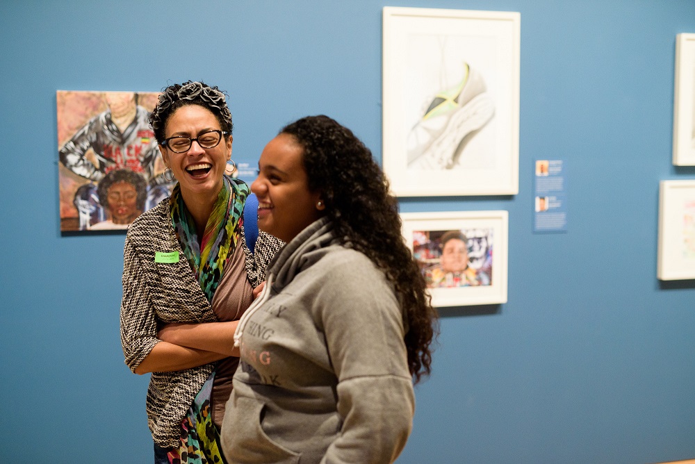 Big Sisters of Boston mentor shares a laugh with mentee