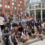 Attollo students group photo on steps of NYU