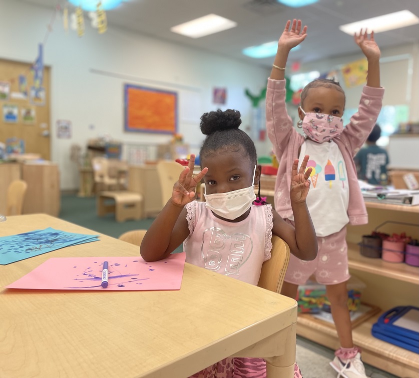 Preschoolers at Federation Early Learning Services (FELS)