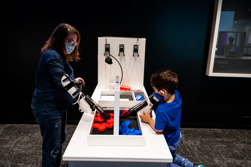 Parent and Child at the Personal Prosthetics Lab