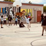 Playing sports at Future for KIDS