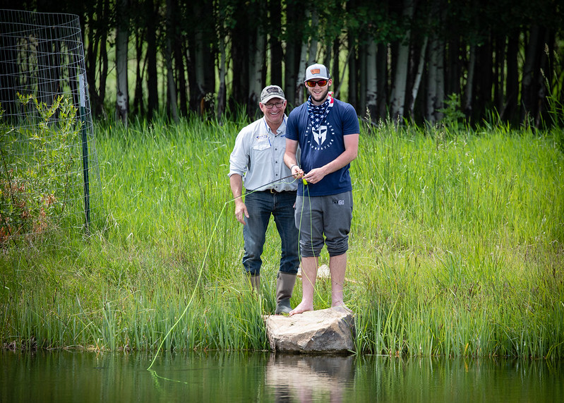 Travis Manion Foundation participant engages in water-based activity