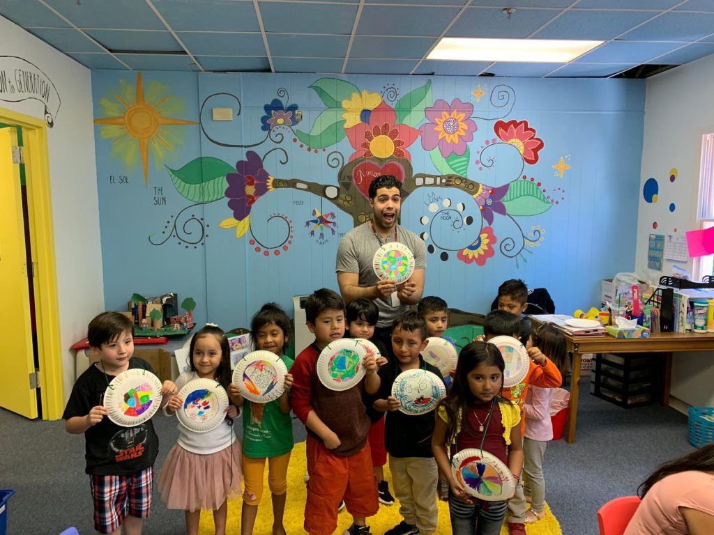 Early literacy participants at Los Niños Primero.