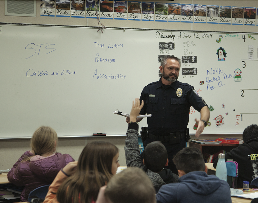 NOVA Principle Foundation teacher Bart Smith teaches a class of youthful participants