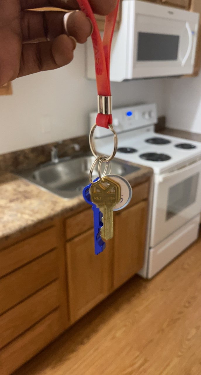 key to apartment from new vision youth services