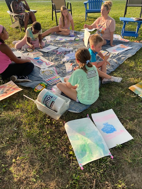 outdoor art class Supporting Kidds