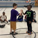 TCP Youth Empowerment kids on the court