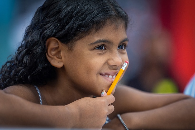 MakerGirl participant excited about STEM