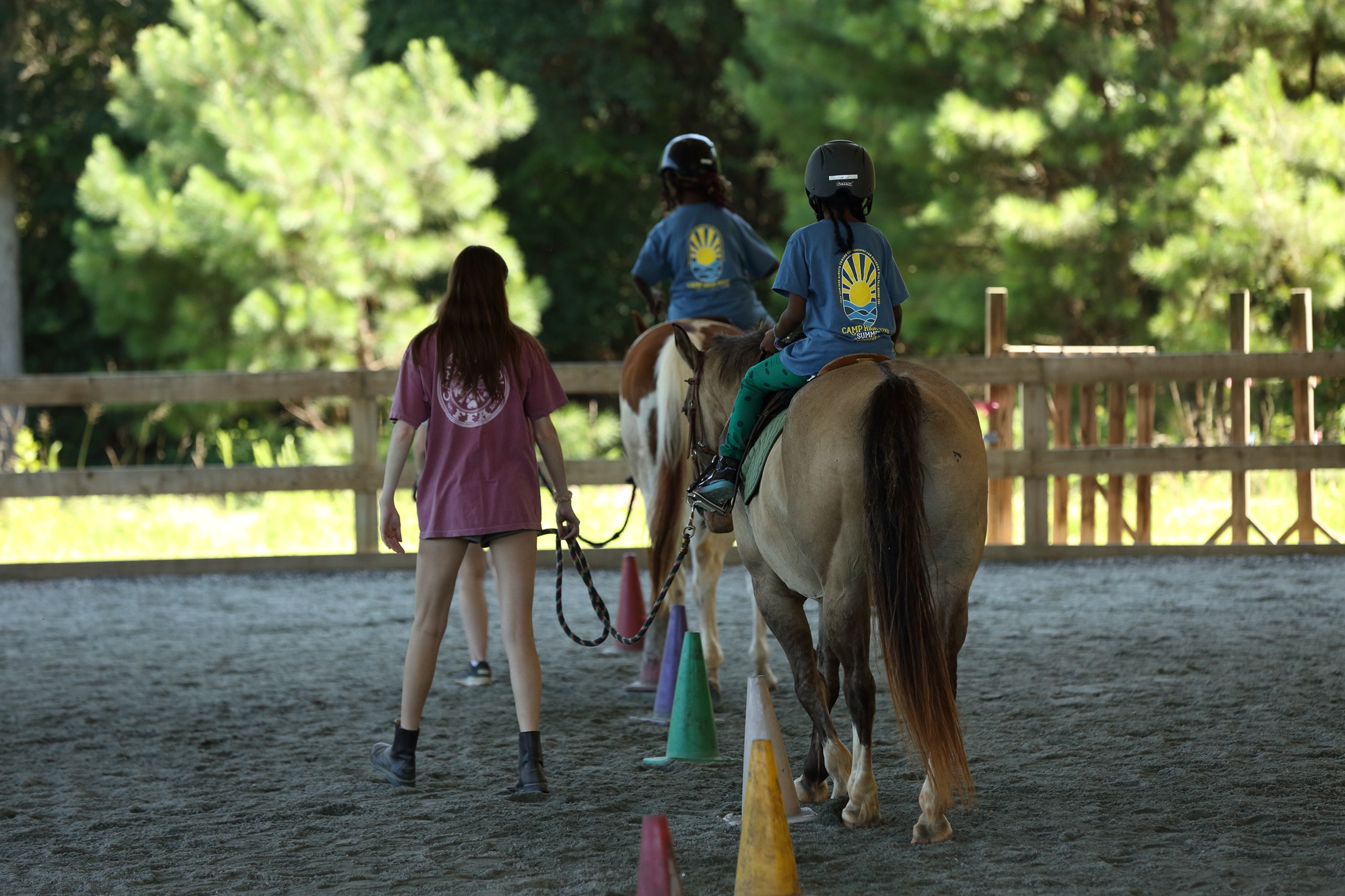 H.E.R.O. for Children kids engaged in equine therapy