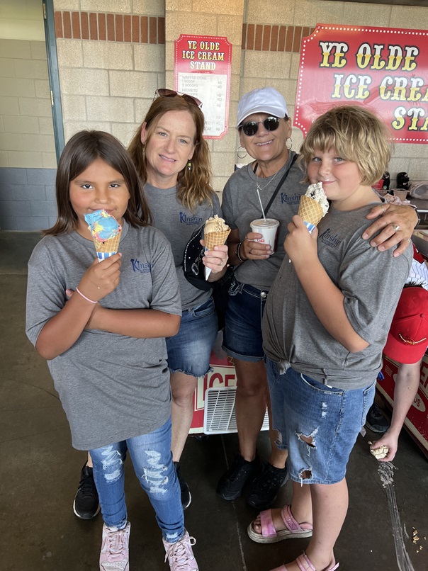 Mentors and mentees have ice cream fun, Kinship