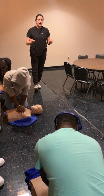 H.E.R.O. for Children CPR lesson
