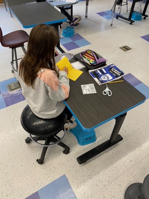 Florham Park Education Foundation makerspace station with student