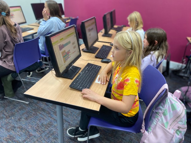 Code Girls United participant learns coding
