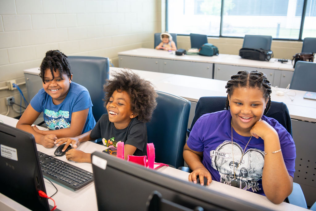 CodeCrew smiling students
