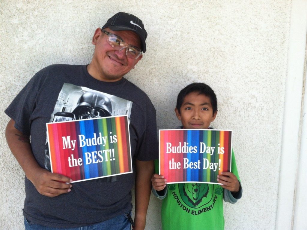 Buddies Day mentor and mentee at Neighborhood Degree