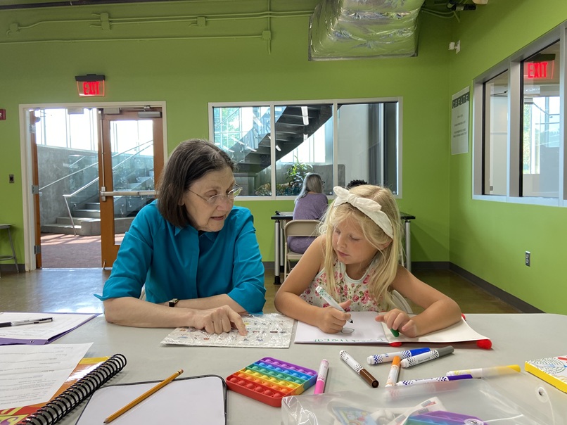 AR Kids Read tutor makes reading fun for student with readable coloring book