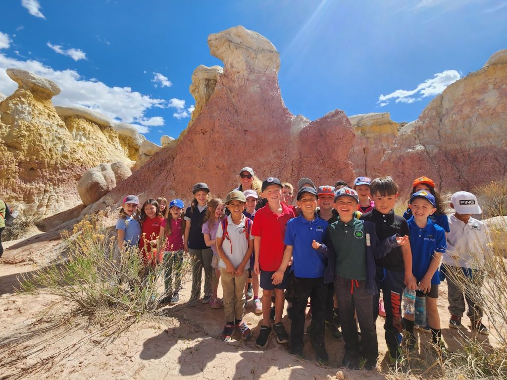 Kids at paint mines, Catamount Institute